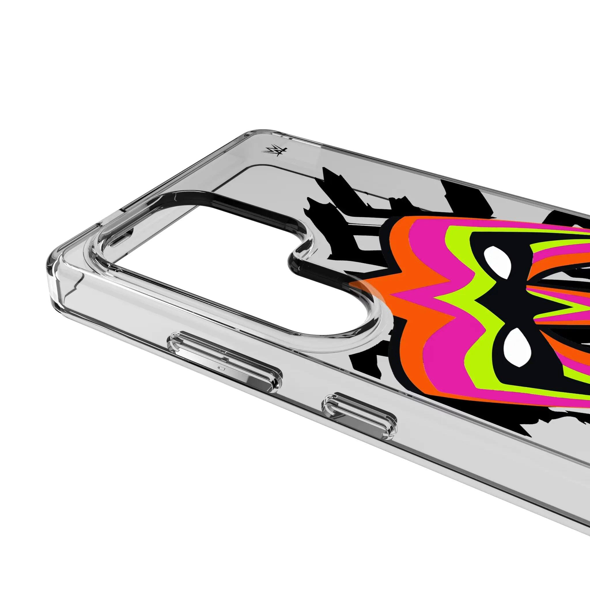 Left. Keyscaper - WWE Impact Clear Phone Case - Samsung Galaxy S23 - Ultimate Warrior.