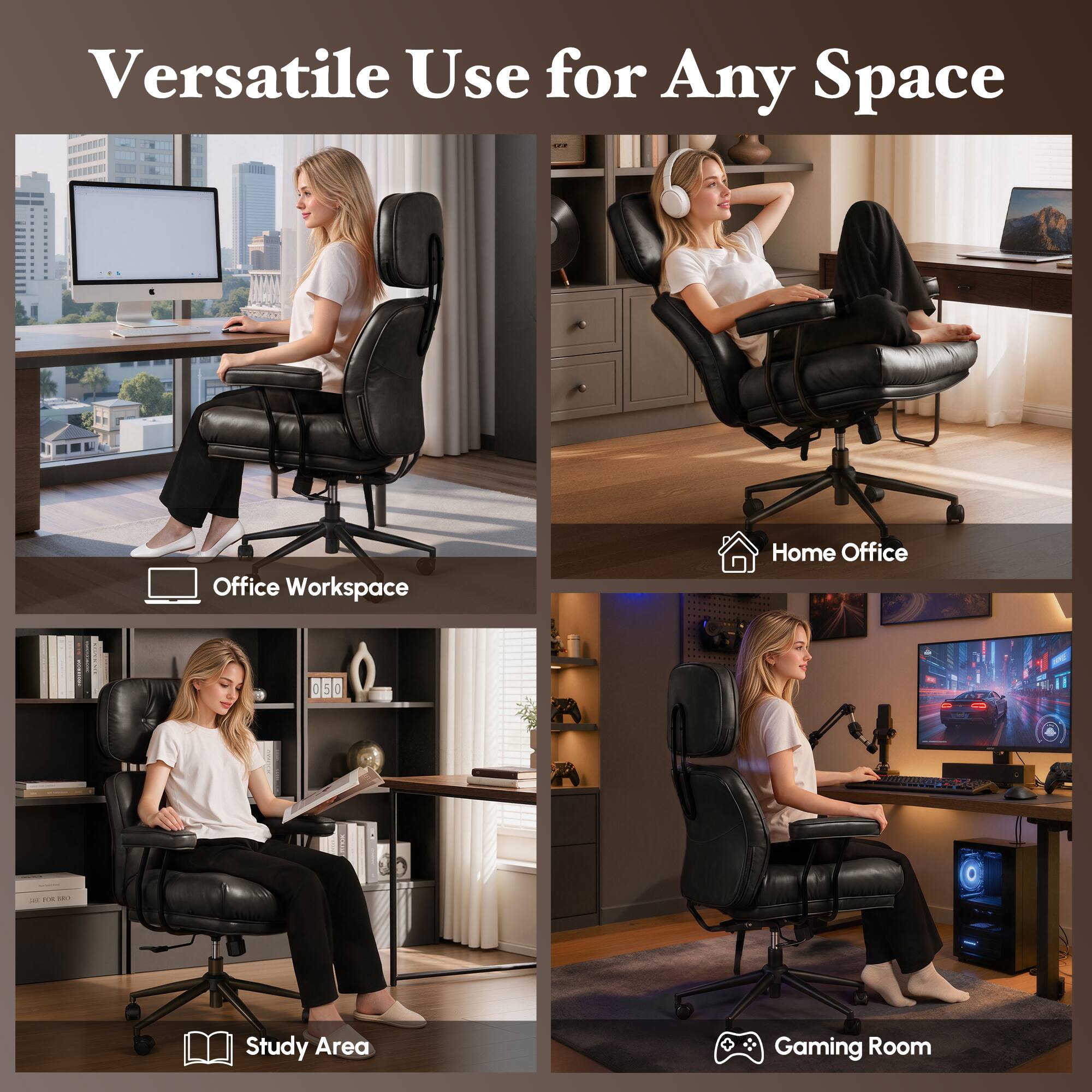 Versatile Use for Any Space

Office Workspace

Home Office

Study Area

Gaming Room