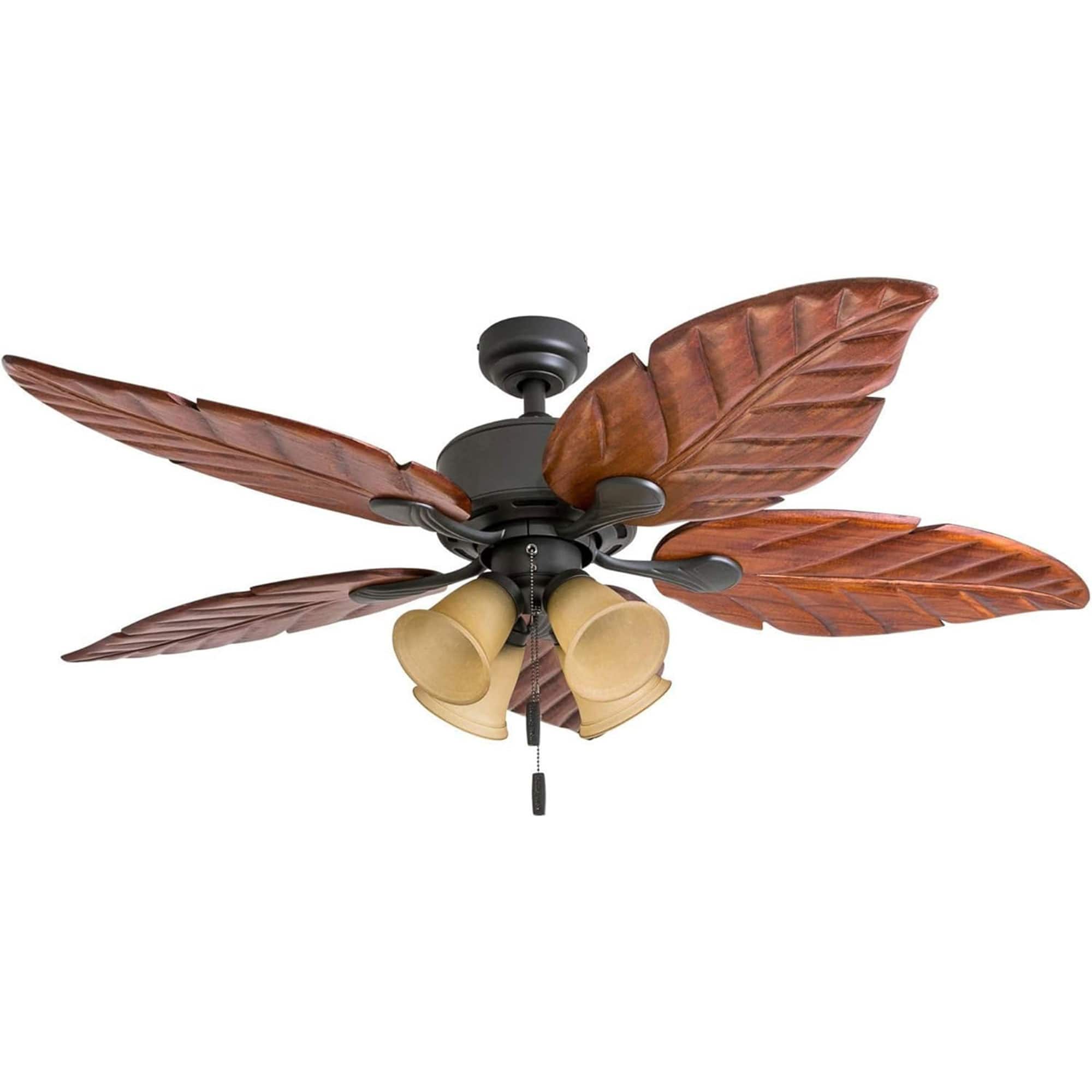 "Honeywell - Royal Palm 52"" Tropical LED Ceiling Fan with Pull Chain - Bronze" price history on PriceWatchPro