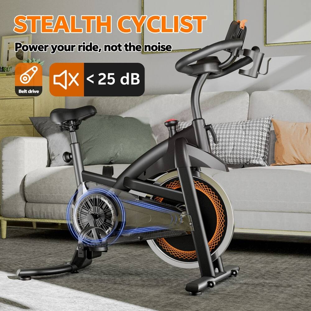 STEALTH CYCLIST  
Power your ride, not the noise  
Belt drive X < 25 dB