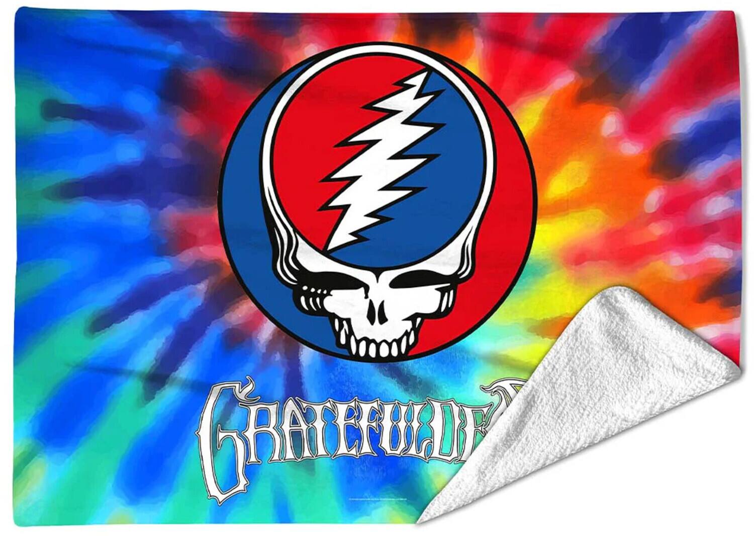 PopMarket - Grateful Dead - Rocksax - Grateful Dead - Tie Dye - Sherpa Fleece Blanket (60 in x 80 in) - Multicolor price history on PriceWatchPro