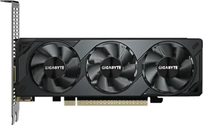 GIGABYTE GeForce RTX 5060 OC Low Profile 8G Graphics Card, 8GB 128-bit GDDR7, PCIe 5.0, Supports up to 4 displays - Black