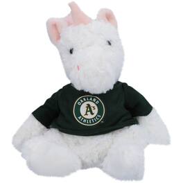 Mascot Factory - Oakland Athletics Plush Unicorn Cuddle Buddy - Multicolor