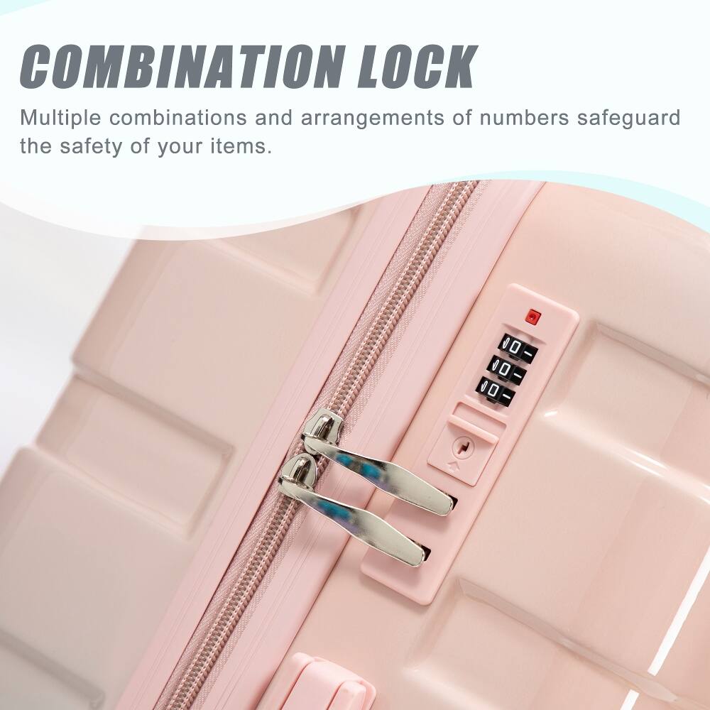 COMBINATION LOCK  
Multiple combinations and arrangements of numbers safeguard the safety of your items.