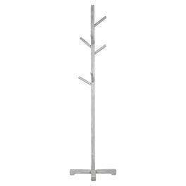 Manhattan Lane - Hiya Freestanding Hat, Coat Rack, 8 Branch Hooks, 72 Inch - Whitewash