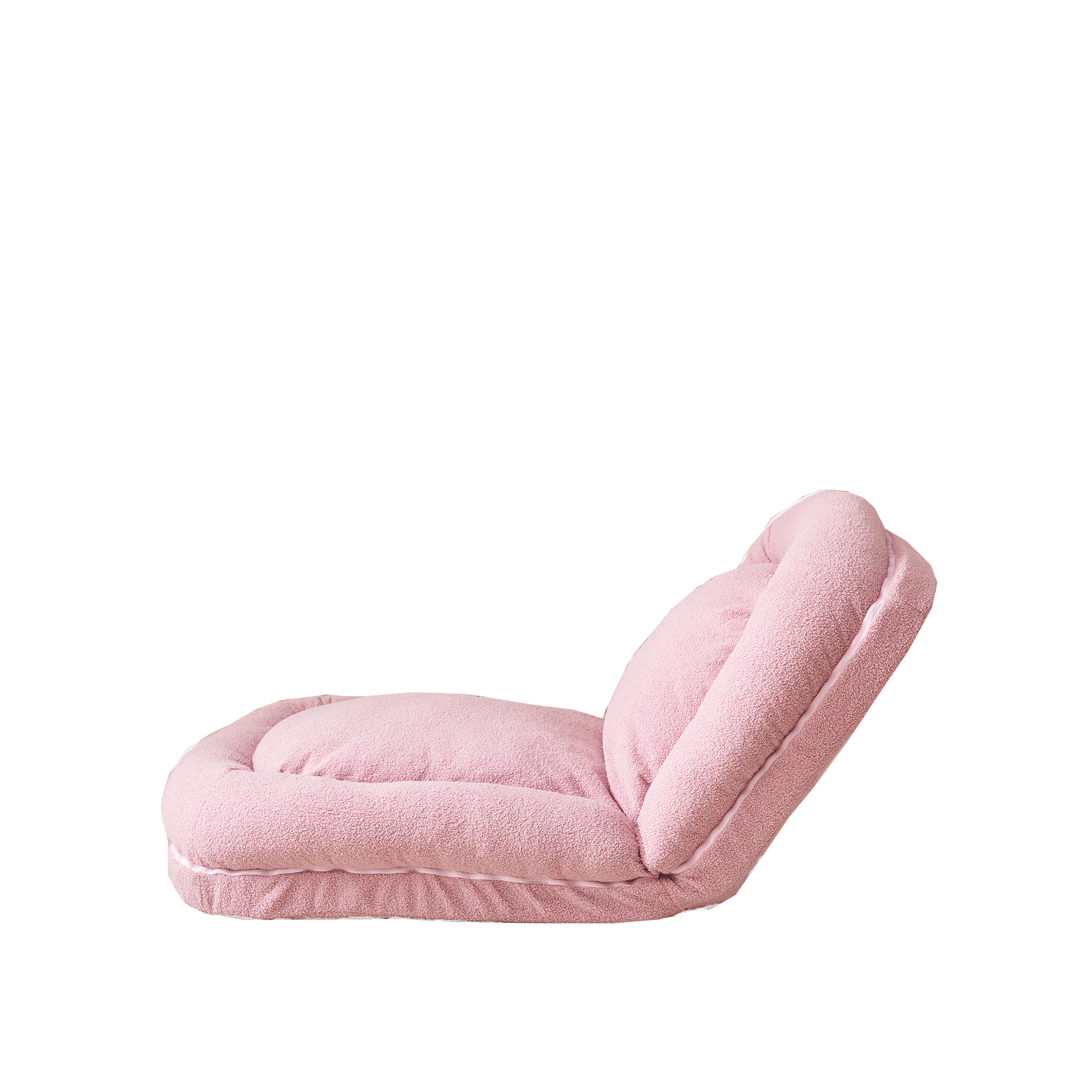 Alt View 8. GOODSILO - Triple Fold Down Convertible Sofa Bed with 18-Position Adjustable Backrest for Versatile Lounging and Sleeping - Pink.