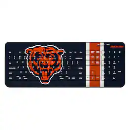 Keyscaper - Chicago Bears Stripe Wireless Keyboard - Multicolor