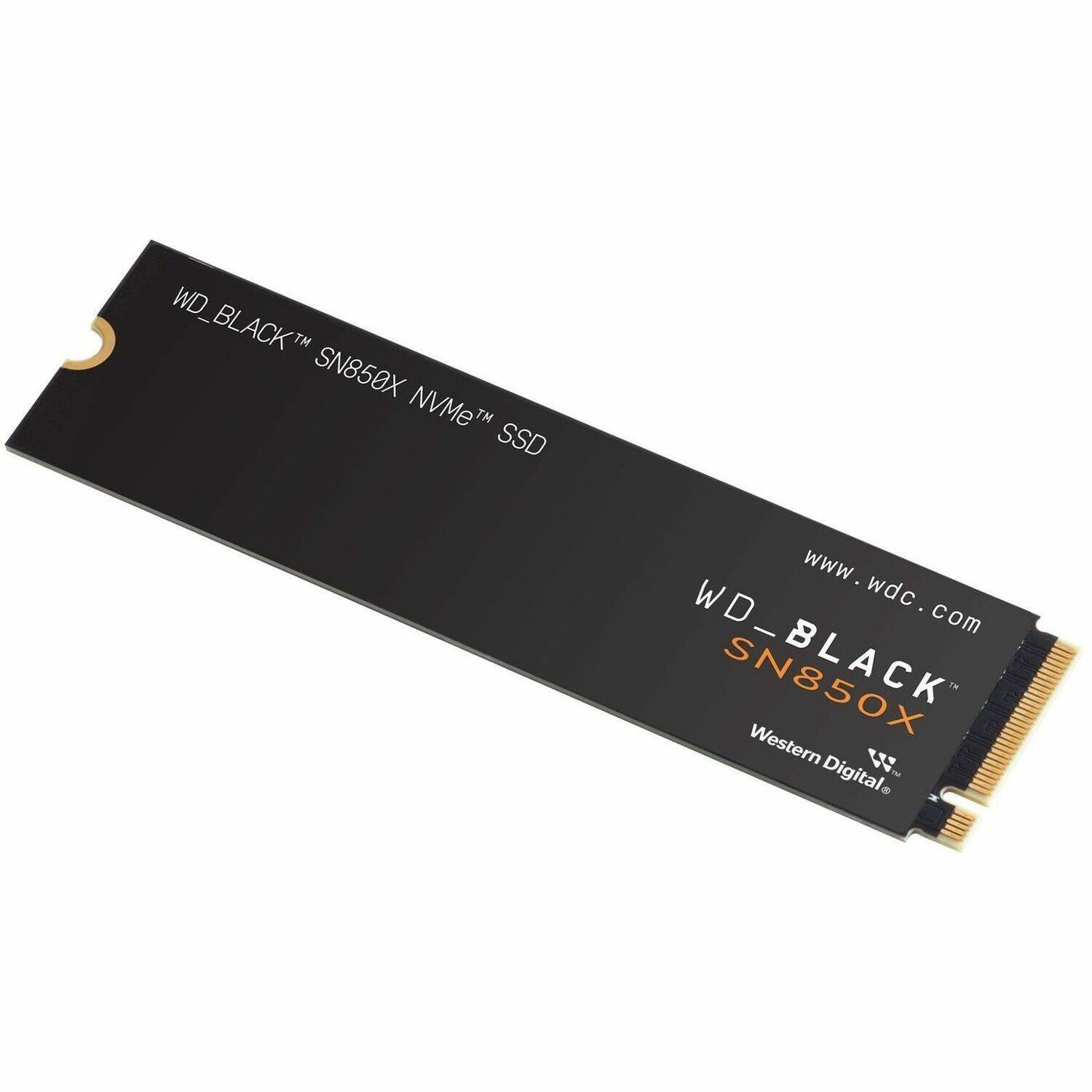 WD_BLACK SN850X NVMe™ SSD  
www.wdc.com  
WD_BLACK SN850X  
Western Digital