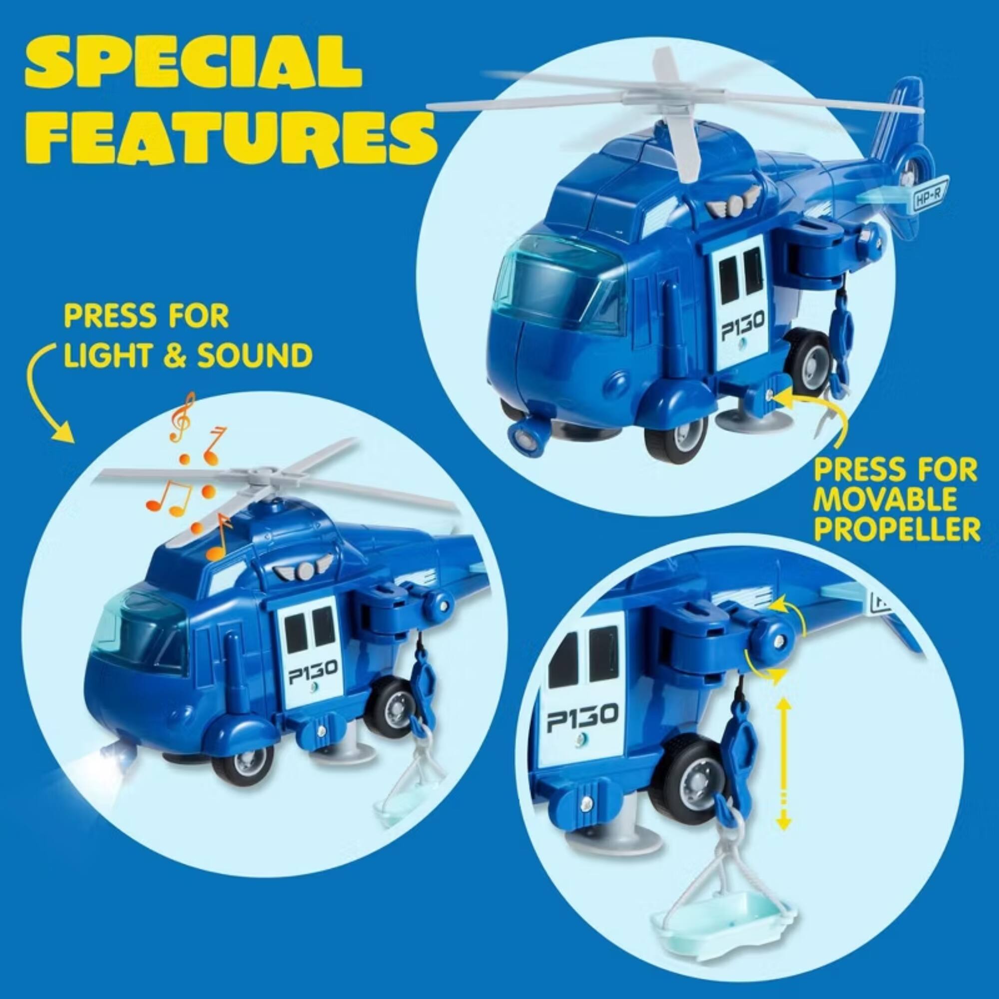 SPECIAL FEATURES  
HP-R  
PRESS FOR LIGHT & SOUND  
P130  
PRESS FOR MOVABLE PROPELLER  
P130