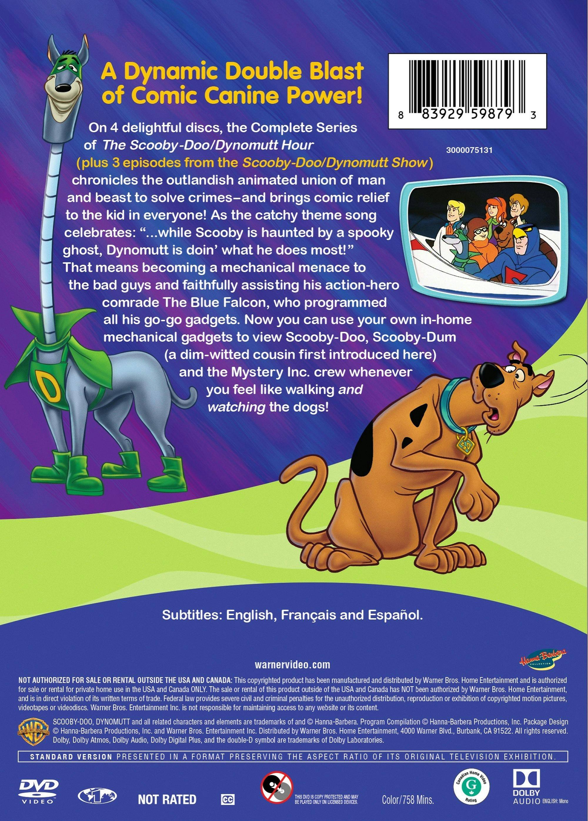 Back. Scooby-Doo/Dynomutt Hour, The: The Complete Series (DVD New Box Art) [DVD].