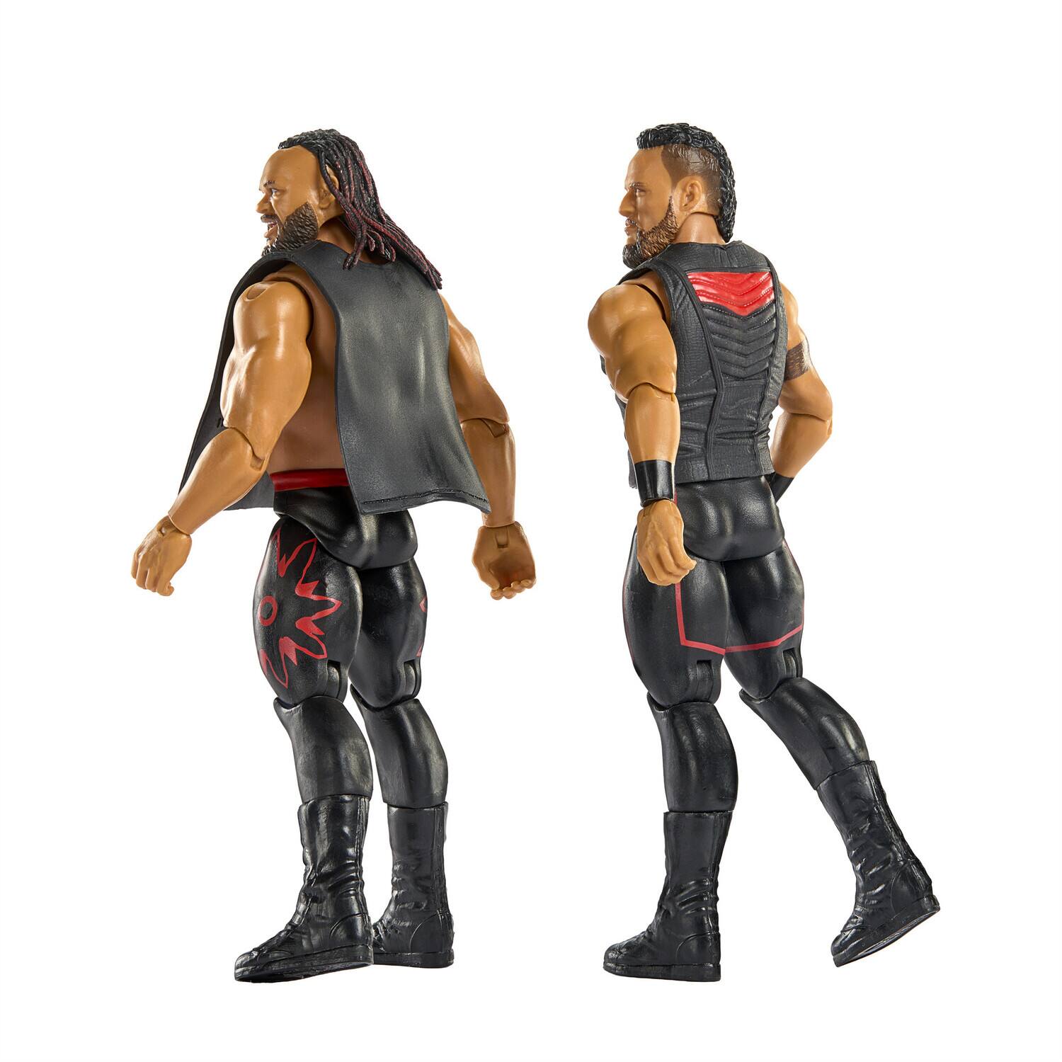 Alt View 2. Mattel - Mattel Collectible - WWE Main Event Showdown Tama Tonga vs Jacob Fatu 2-Pack   - COLLECTIBLES - Multicolor.