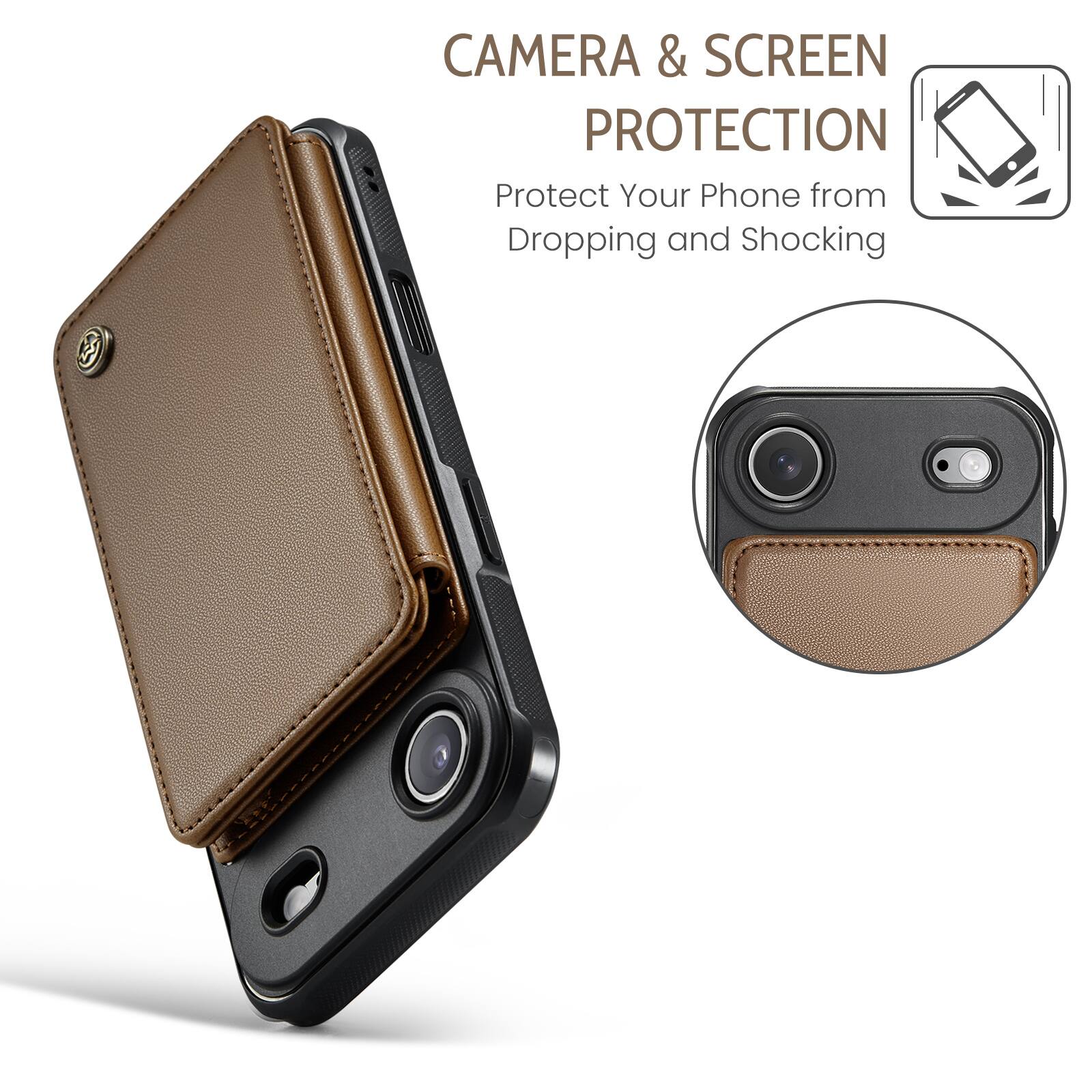 CAMERA & SCREEN PROTECTION  
Protect Your Phone from Dropping and Shocking