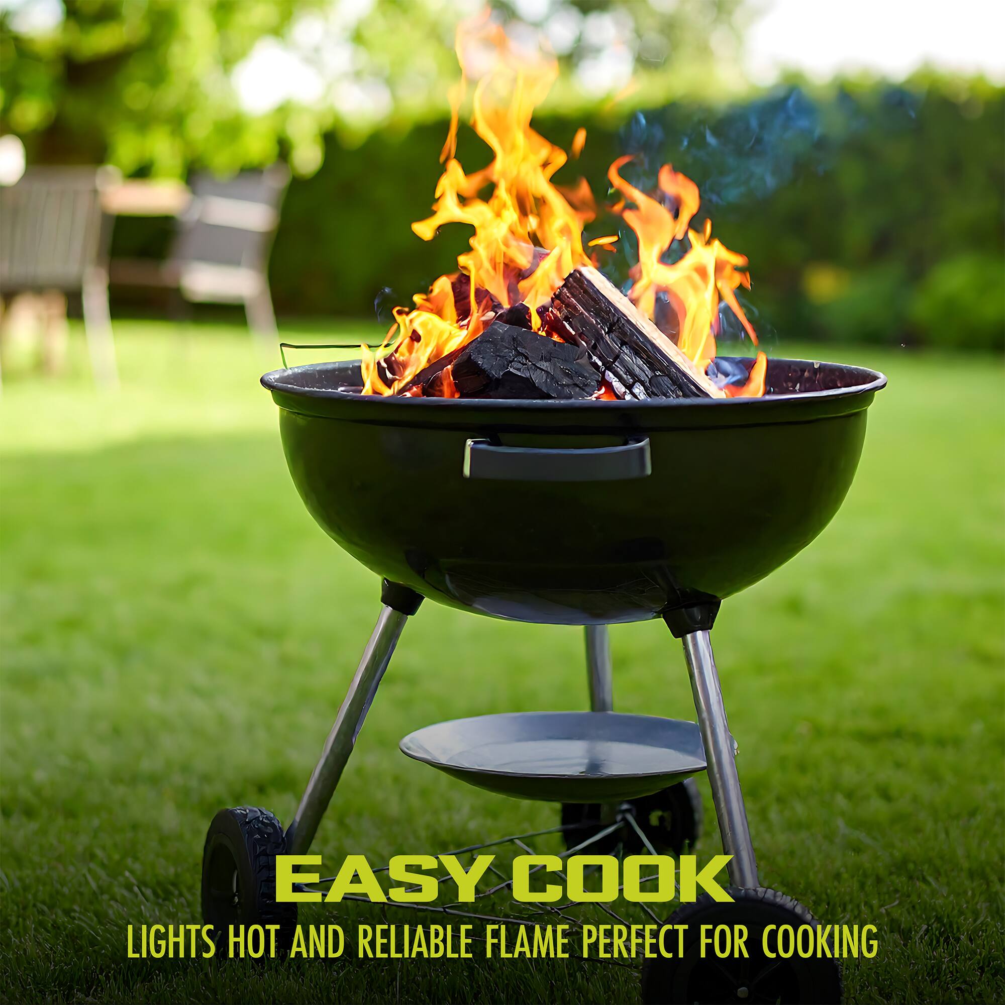 EASY COOK  
LIGHTS HOT AND RELIABLE FLAME PERFECT FOR COOKING