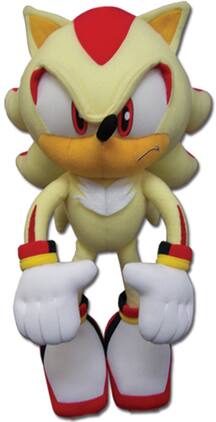 Great Eastern - Sonic The Hedgehog Super Shadow 10 Inch Plush - Collectibles - Multicolor
