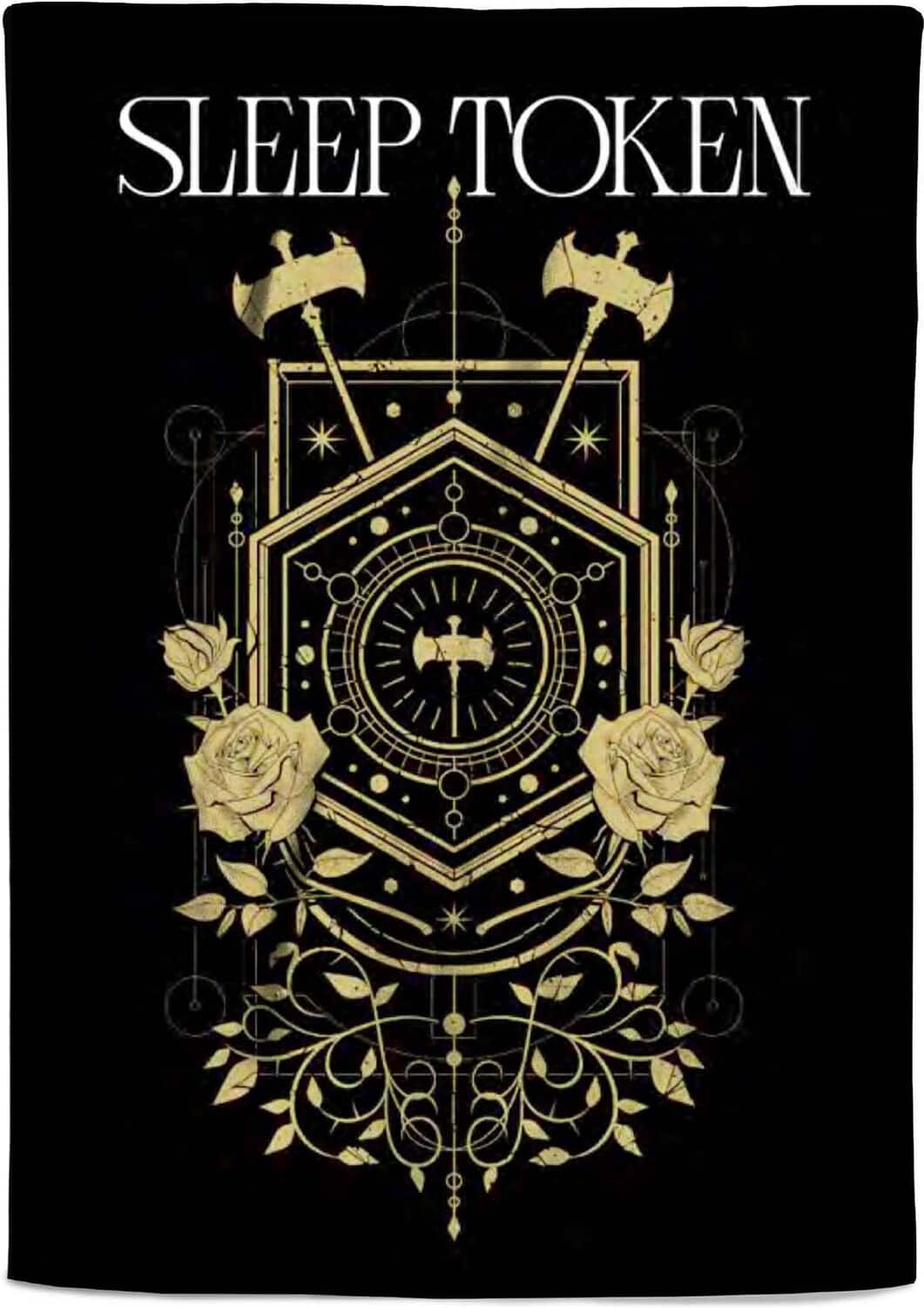 PopMarket - Sleep Token - Rocksax - Sleep Token - Even In Arcadia 4 - Sherpa Fleece Blanket (60 in x 80 in) - Multicolor