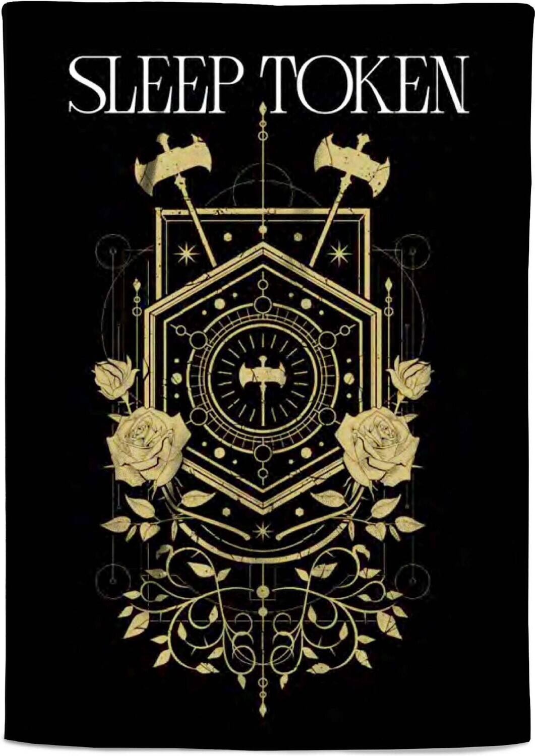 PopMarket - Sleep Token - Rocksax - Sleep Token - Sherpa Fleece Throw - Even In Arcadia 4 (50 in x 60 in) - Multicolor