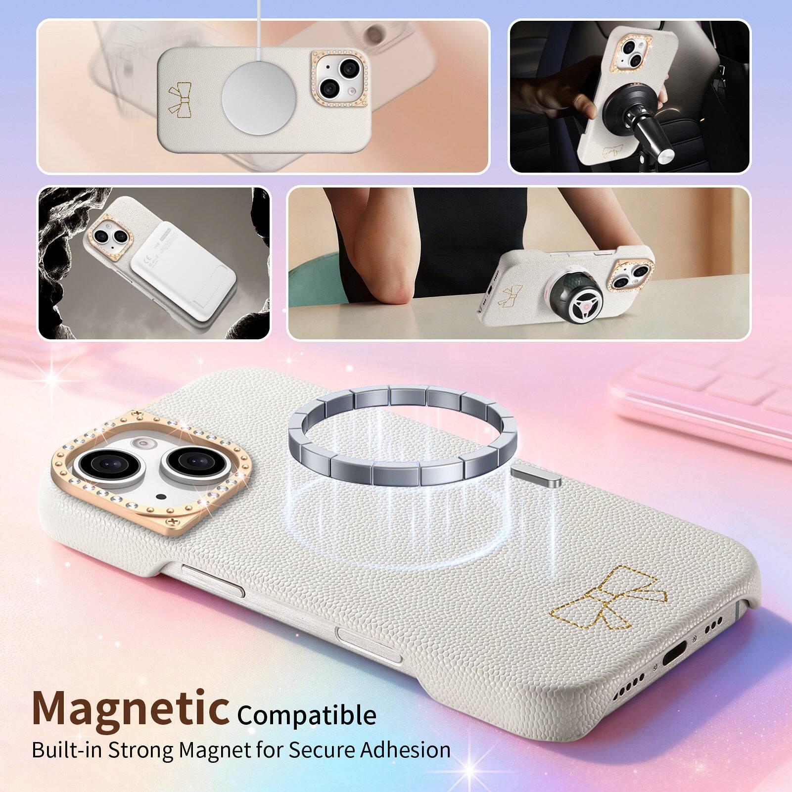 Magnetic Compatible  
Built-in Strong Magnet for Secure Adhesion