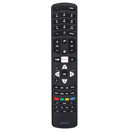TUNER
1 ABC 2 DEF 3 GHI 4 JKL 5 MNO 6 POR 7 STU 8 VWX 9 TYZ 0 SOURCE + * + VOL CH - - You Tube NETFLIX - ZOOM ZOOM+ OK EXIT INFO USB OPTION SLEEP GUIDE FAV CHLIST PIC SOUND DE H I M 1 MTS 4 RC3100L16 16