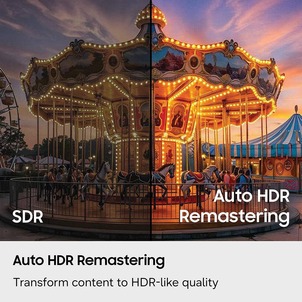 SDR

Auto HDR Remastering

Auto HDR Remastering

Transform content to HDR-like quality
