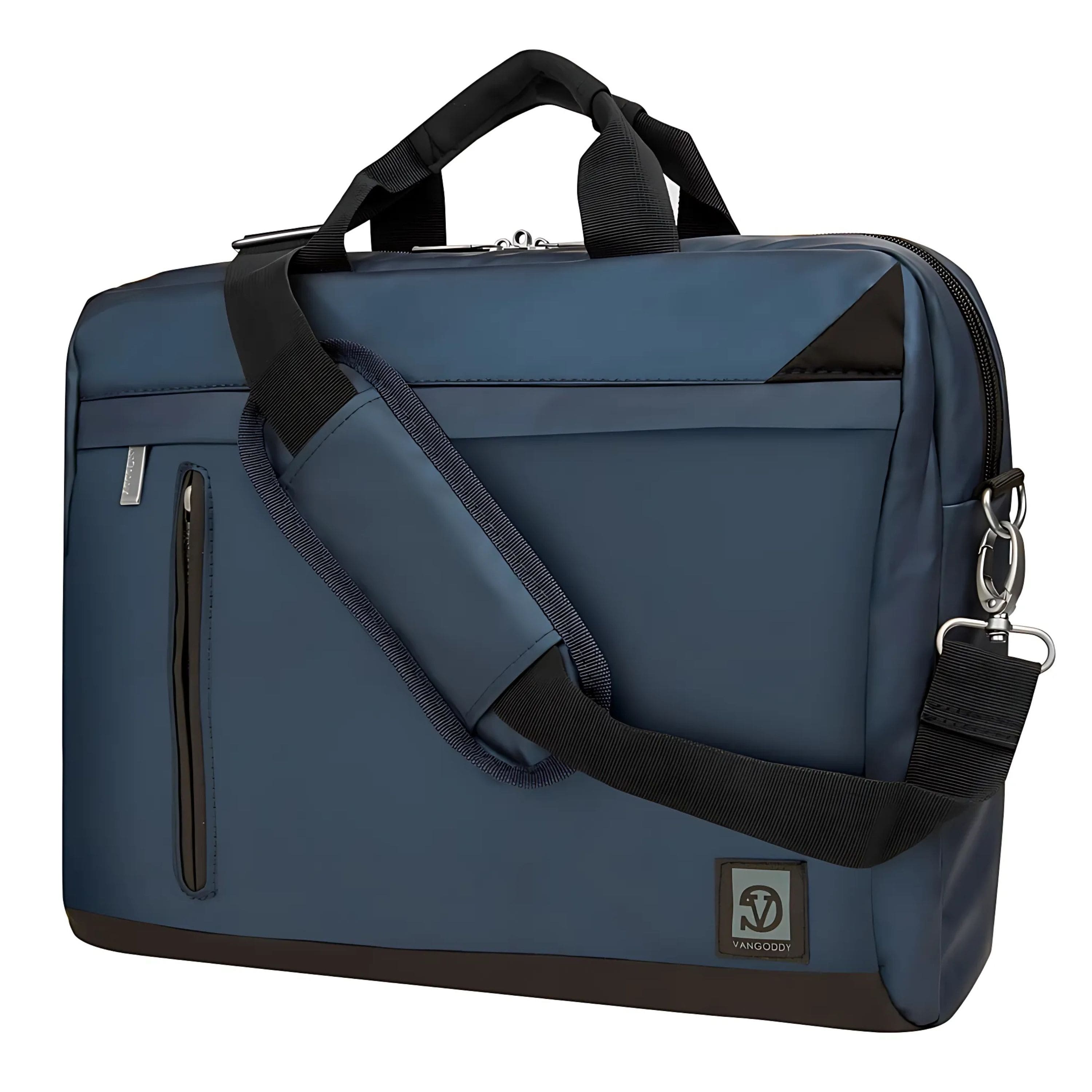 Kitcheniva - Laptop Case Shoulder Messenger Bag For 16" Laptop - Navy Blue