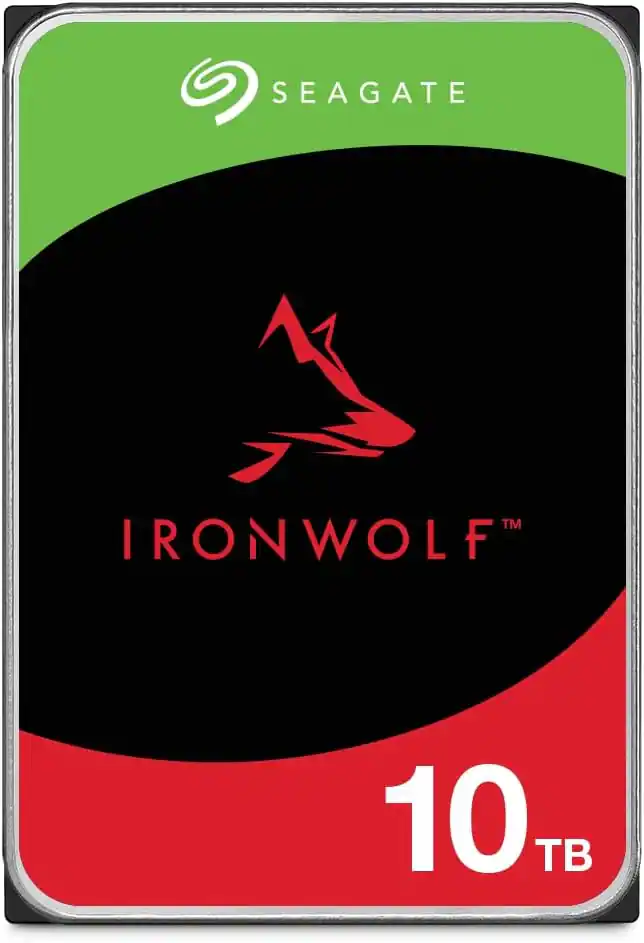 Seagate - IronWolf 10TB NAS Hard Drive SATA 6.0Gb/s 3.5" Internal HDD for RAID Network Attached Storage ST10000VN0008- OEM