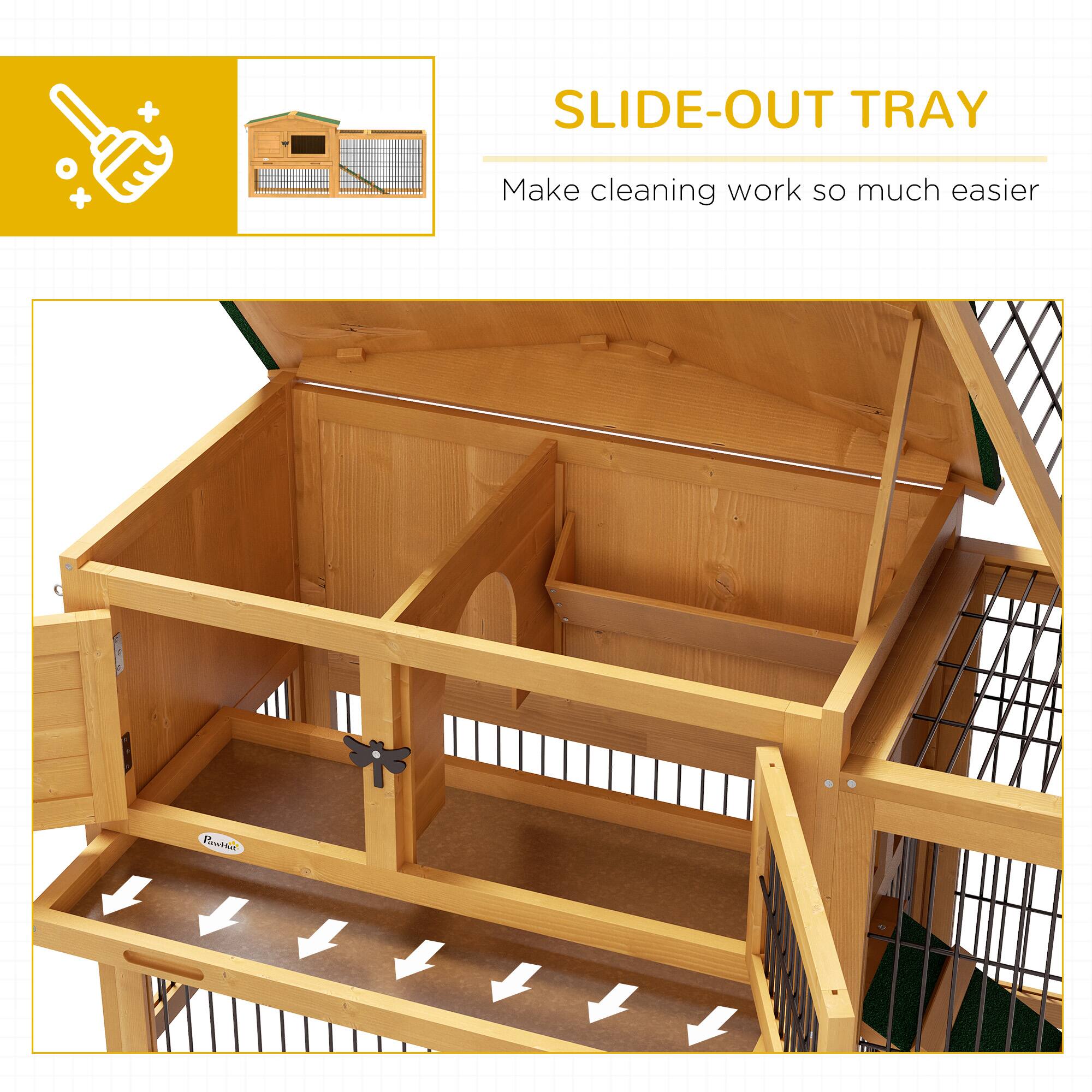 SLIDE-OUT TRAY  
Make cleaning work so much easier