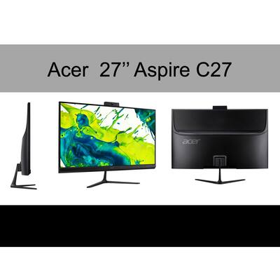 Acer Upgraded Aspire C27 All in One 27 FHD Display (Core 5 120U Acer Upgraded Aspire C27 All in One 27 FHD Display (Core 5 120U