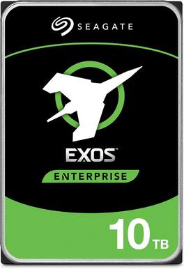 Seagate - Exos X16 ST10000NM002G 10TB 7200 RPM 256MB Cache SAS 12Gb/s 3.5" Hard Drives, 512E/4KN - OEM