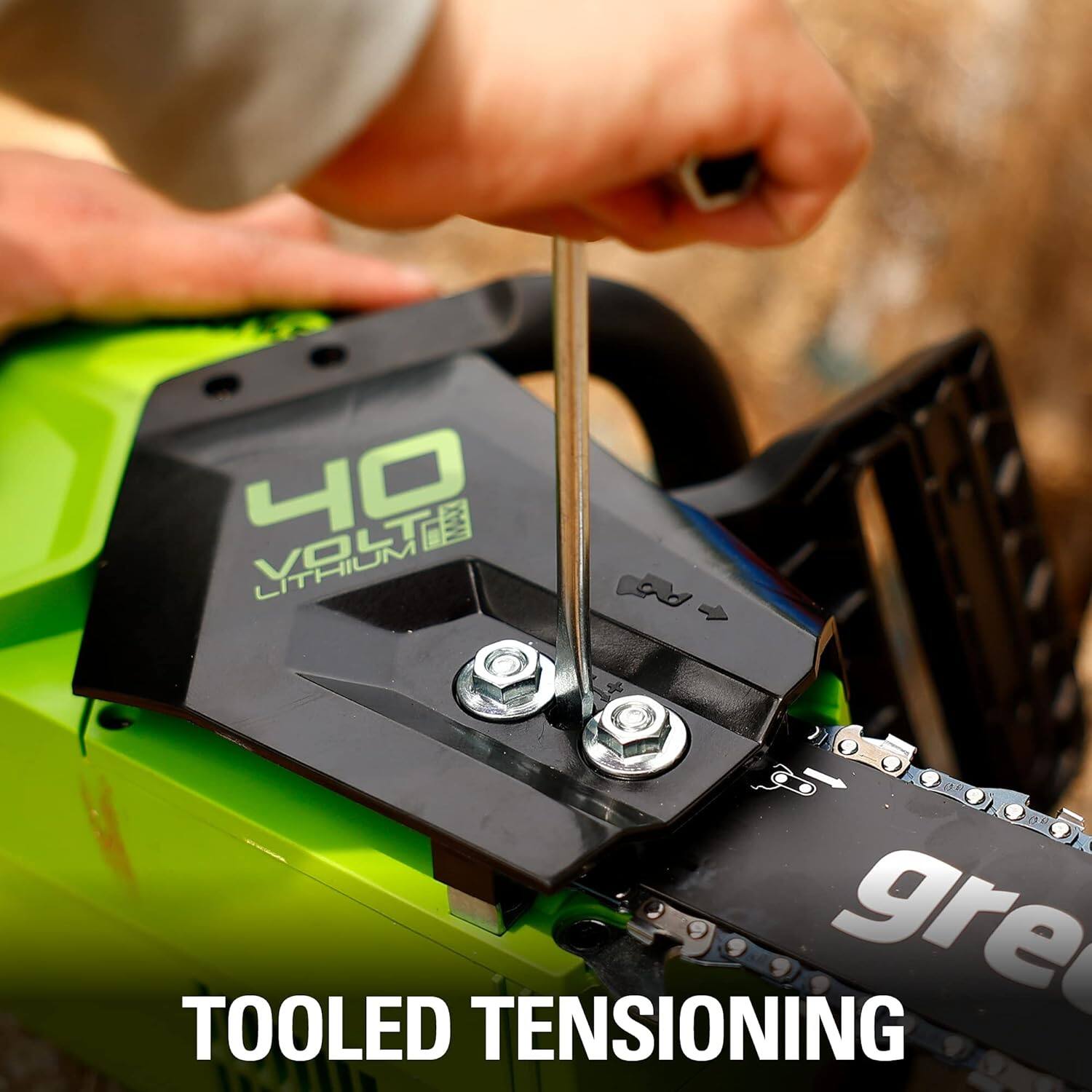 40 VOLTE LITHIUM  
TOOLED TENSIONING