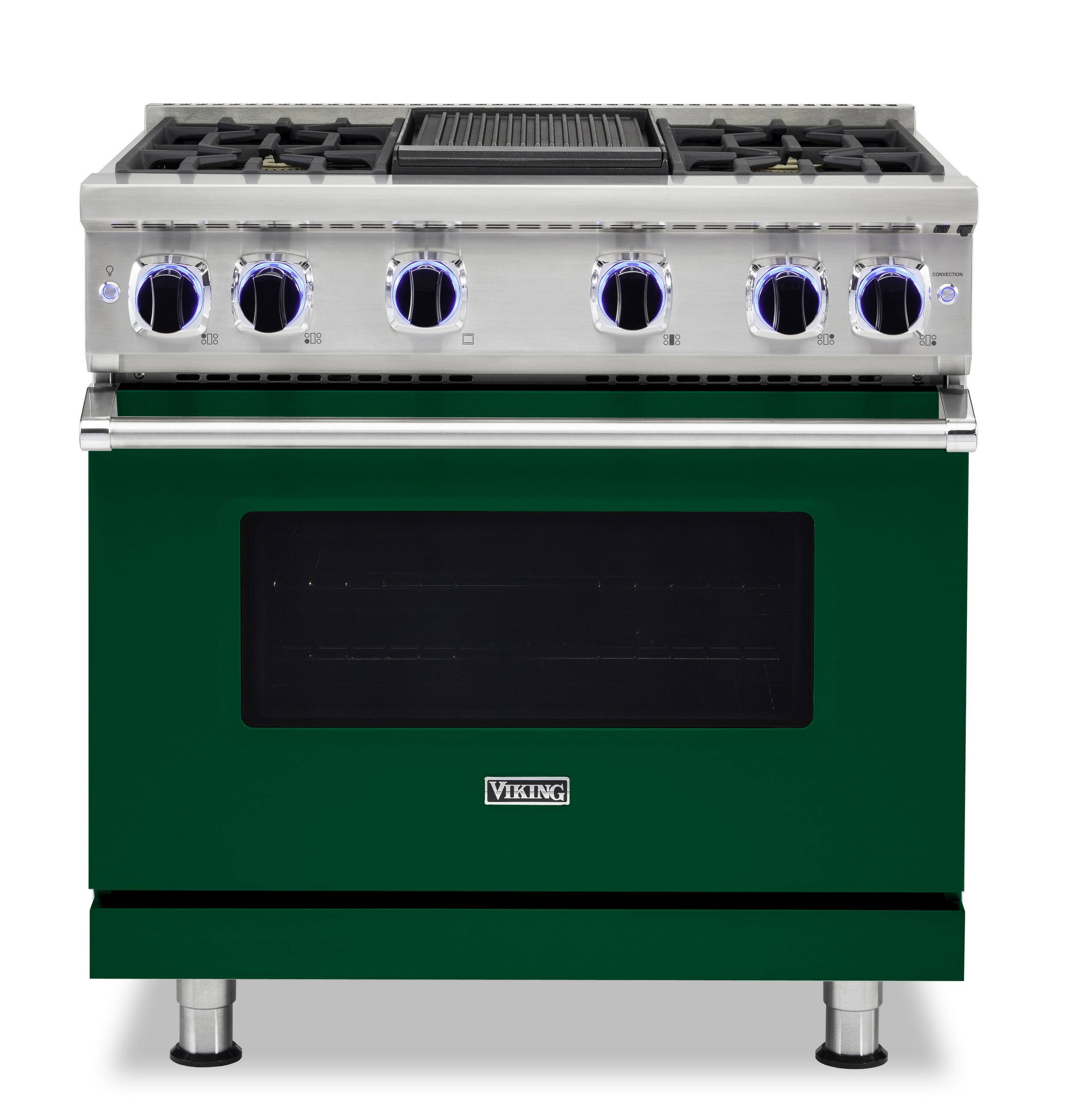 Viking - VGR Freestanding 7 Series Gas 36" Range - Ivy