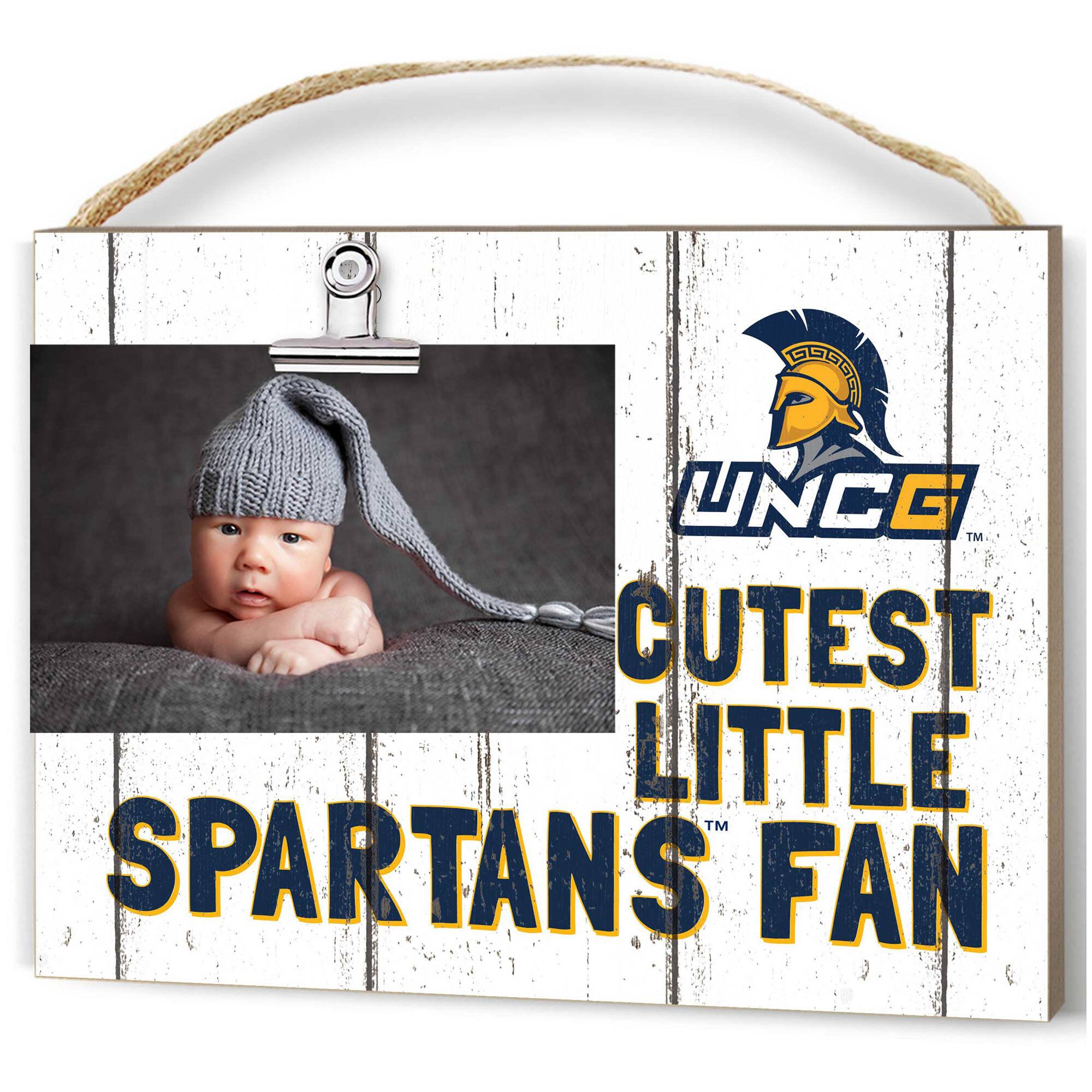 UNCG Spartans 8'' x 10'' Cutest Little Weathered Logo Clip Photo Frame