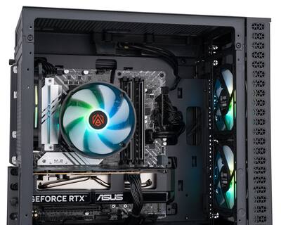ADVANCED BATTLESTATIONS ABS Cyclone Aqua Gaming PC Powered by Asus ADVANCED BATTLESTATIONS ABS Cyclone Aqua Gaming PC Powered by Asus