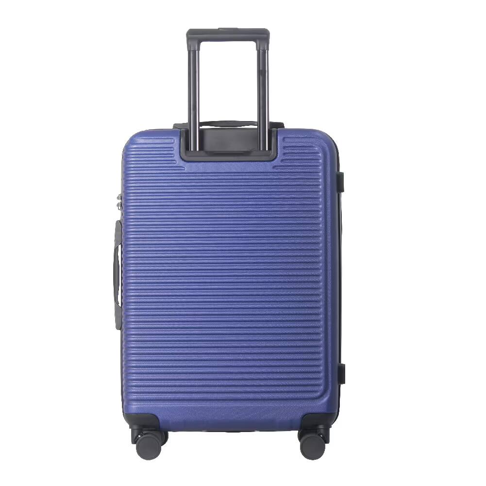 Alt View 5. Bestier - 3-Piece ABS Hardshell Luggage Set (20”/24”/28”) with Spinner Wheels, TSA Lock & Lightweight Design - Dark Blue.
