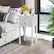 Alt View 12. Costway - Side Table End Accent Table Night Stand with 2 Drawers Furniture - White.