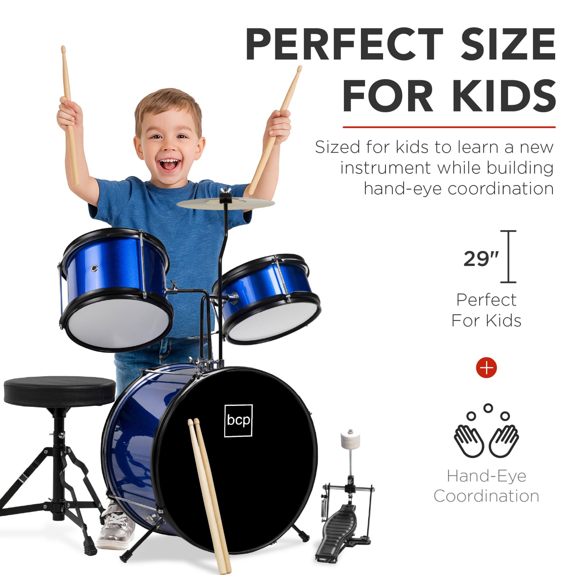 PERFECT SIZE FOR KIDS

Sized for kids to learn a new instrument while building hand-eye coordination

29" Perfect For Kids

Hand-Eye Coordination