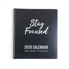 Stay Focused
2026 Calendar
From January to December