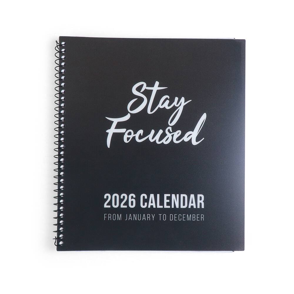 Stay Focused  
2026 Calendar  
From January to December