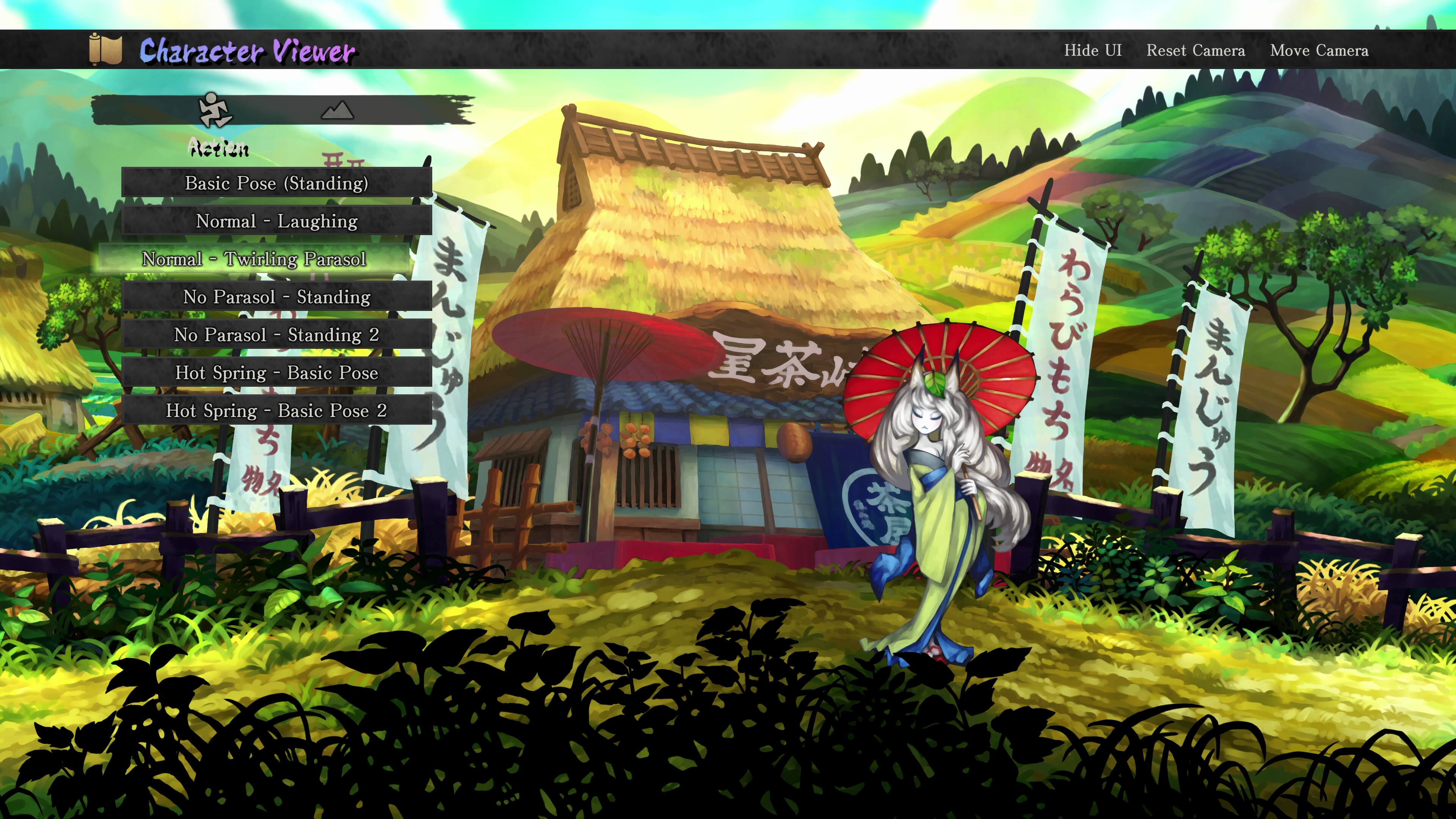 Character Viewer  
Hide UI  
Reset Camera  
Move Camera  

Astral  
Basic Pose (Standing)  
Normal - Laughing  
Normal - Twirling Parasol  
No Parasol - Standing  
No Parasol - Standing 2  
Hot Spring - Basic Pose  
Hot Spring - Basic Pose 2