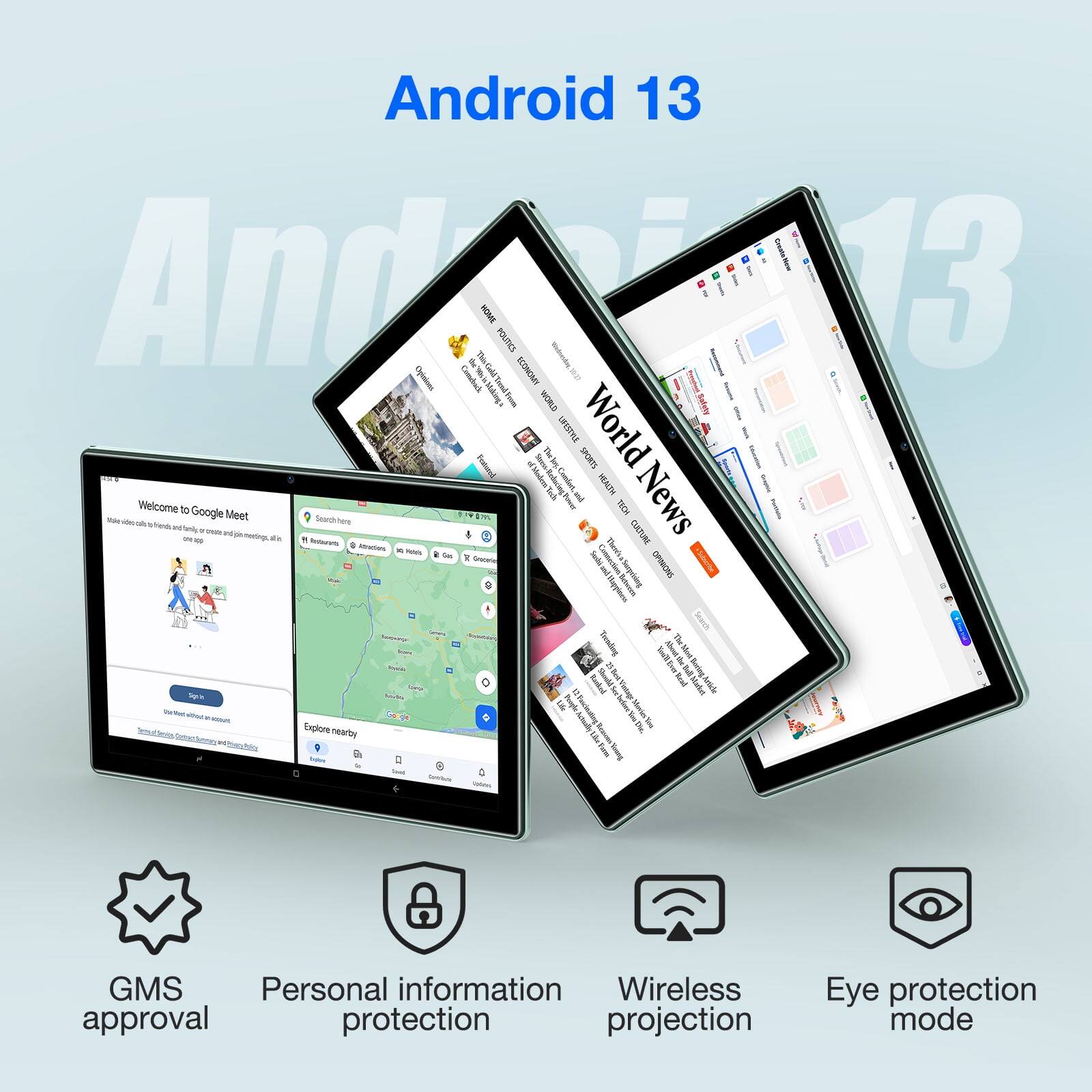 Android 13

Welcome to Google Meet

GMS approval
Personal information protection
Wireless projection
Eye protection mode