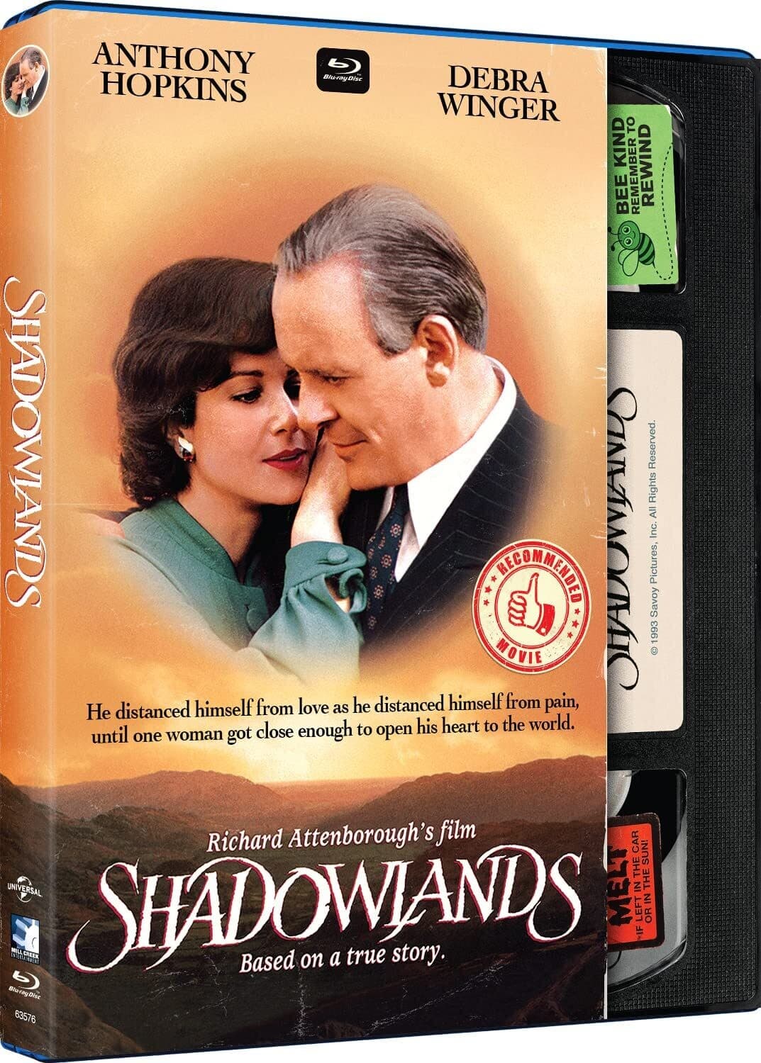 Shadowlands (Retro VHS Packaging)  - BLU-RAY