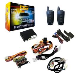 MPC - 2-Way Remote Start W/Keyless Entry For 2014-2015 Nissan Rogue Select - T-Harness - Black