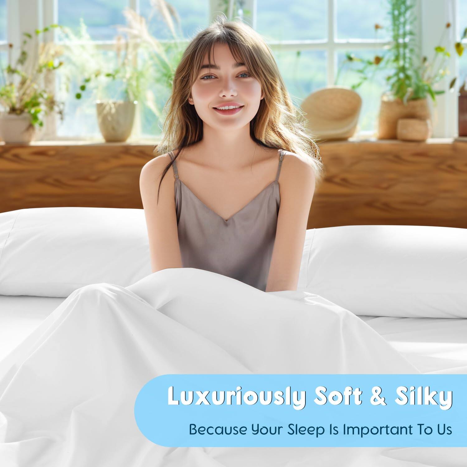 Luxuriously Soft & Silky  
Because Your Sleep Is Important To Us