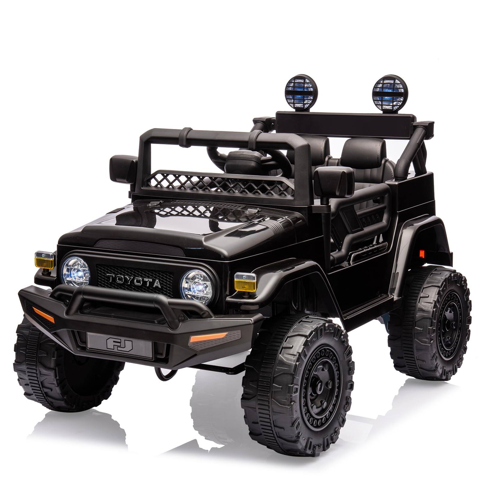Front. Maxxis Merch - 12V Licensed Toyota Ride-On Truck Car for Kids with Parent Remote Control,MP3 Music– Electric Toy Car for Boys and Girls.