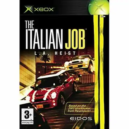 XBOX THE ITALIAN JOB L.A. HEIST
Based on the 2003 blockbuster from Paramount
EIDOS
PEGI 3+ - T (Teen 13+)