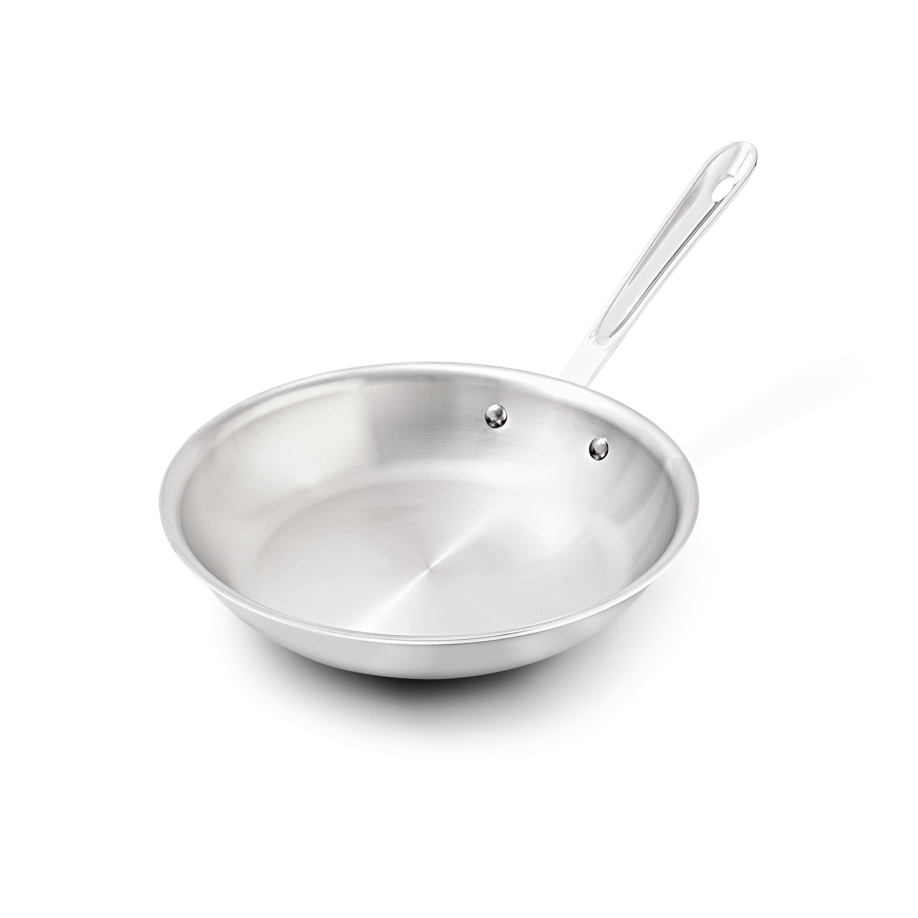 All Clad - All-Clad 10" Stainless Steel Fry Pan, 3-Ply Bonded Cookware - Silver