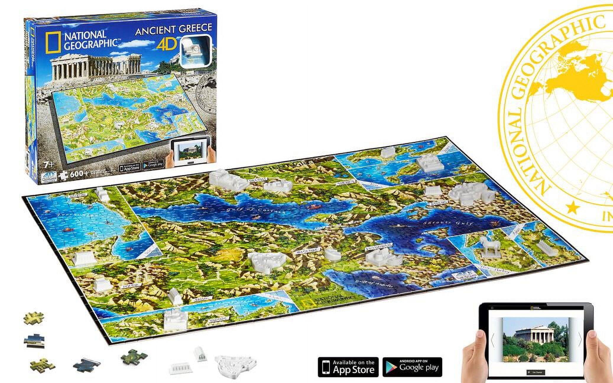 ANCIENT GREECE  
NATIONAL GEOGRAPHIC 4D  

7+  
600+ pieces  

Available on the App Store  
Google Play  

NATIONAL GEOGRAPHIC