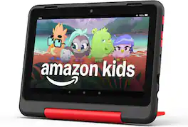 Amazon - Fire HD 8 Kids Pro tablet, ages 6-12 | 3GB memory, 8" HD screen, 13-hr battery, 32GB (2024 release) - Marvel Avengers