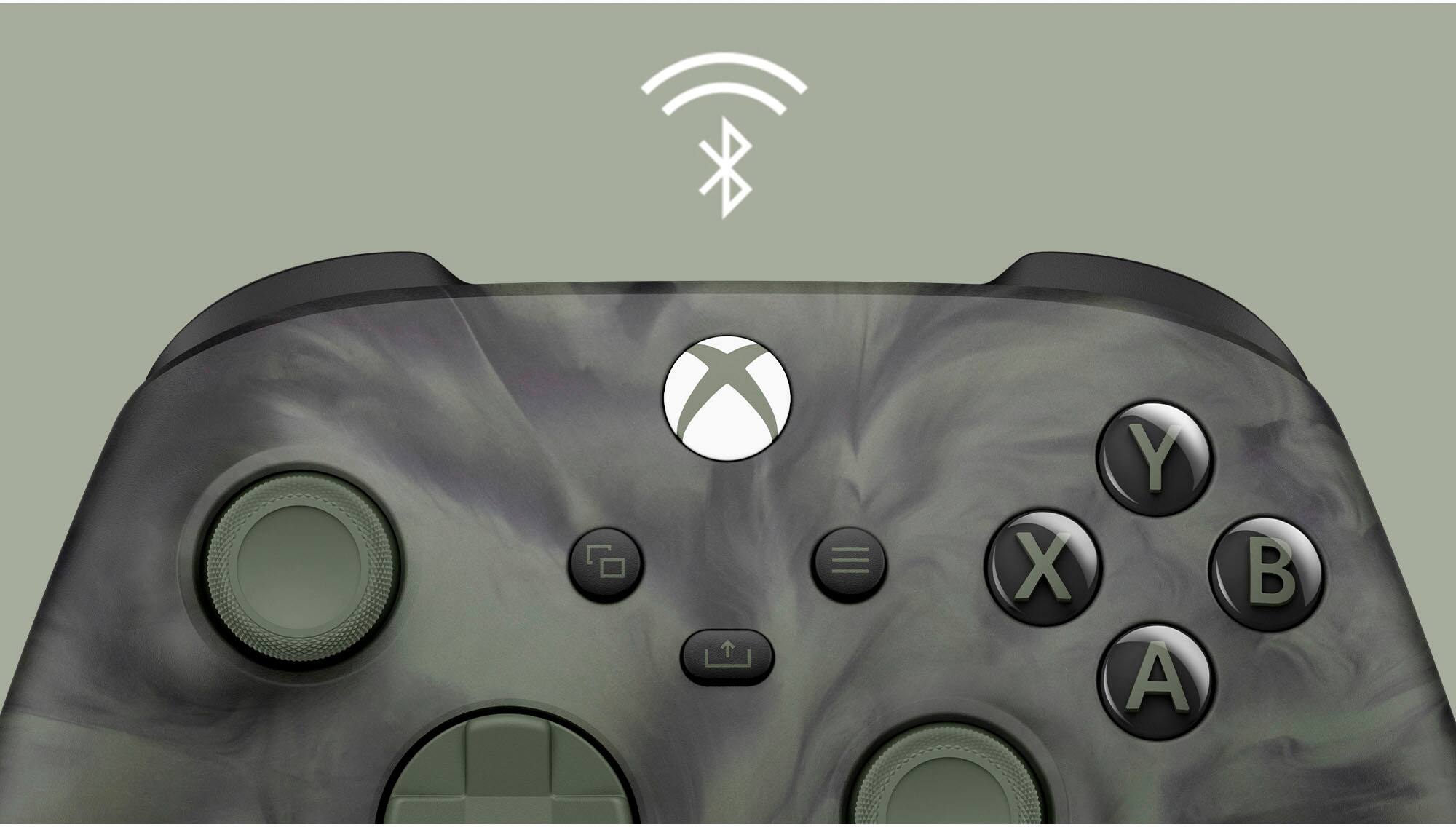Alt View 16. Microsoft - Xbox Wireless Controller for Xbox Series X, Xbox Series S, Xbox One, PCs, and Cloud-Enabled Devices - Nocturnal Vapor Special Edition.