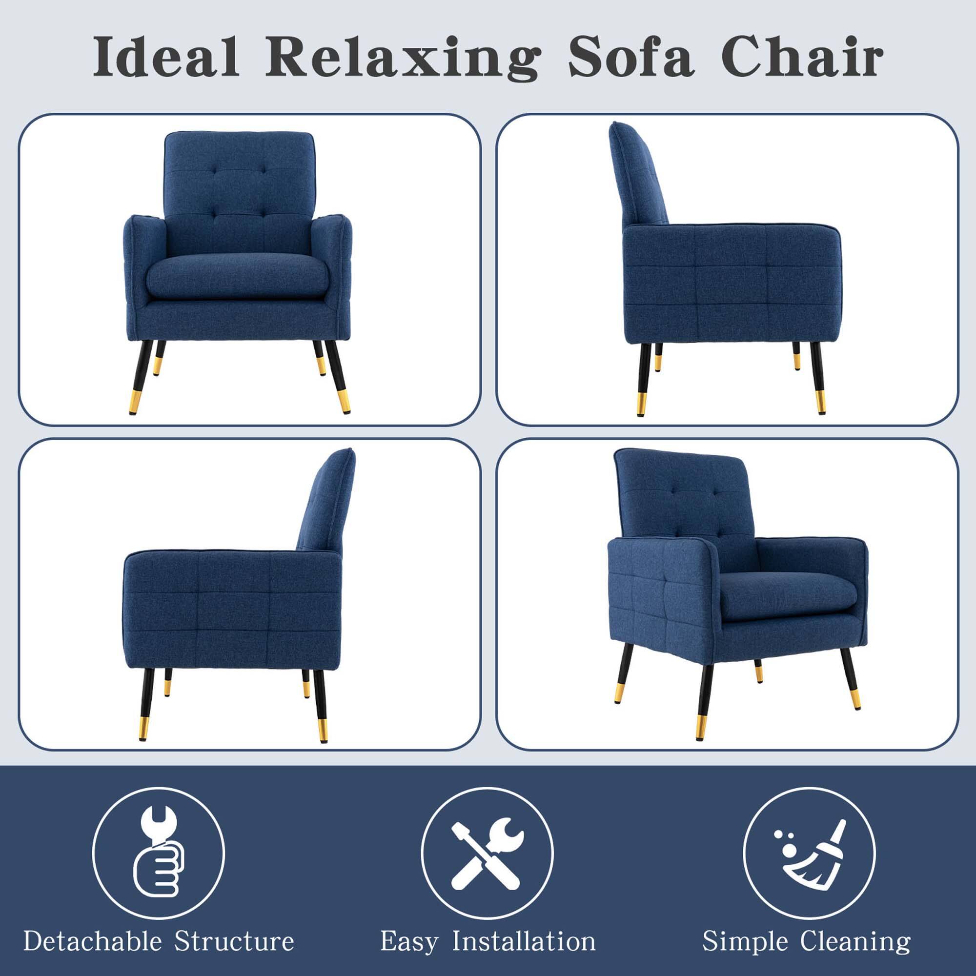 Ideal Relaxing Sofa Chair: Detachable Structure, Easy Installation, Simple Cleaning