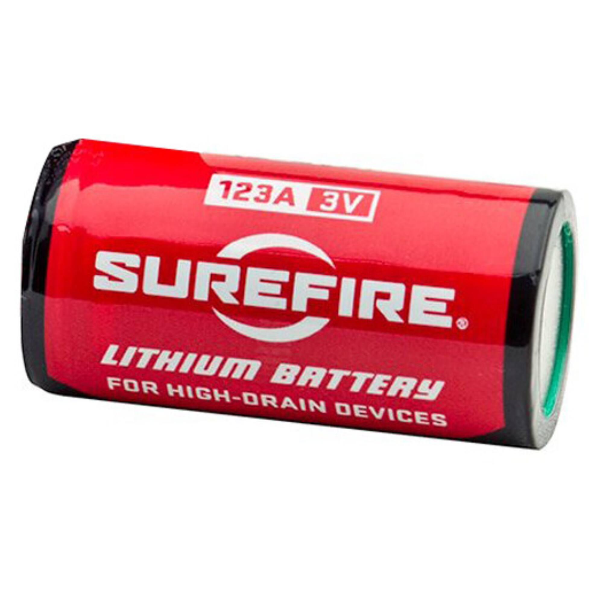 123A 3V SUREFIRE. LITHIUM BATTERY FOR HIGH-DRAIN DEVICES